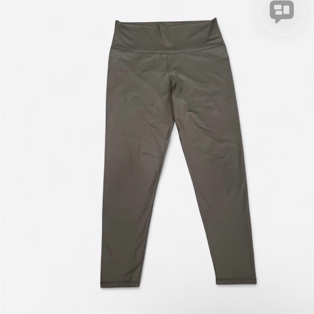 Kids High-Waist Olive Leggings